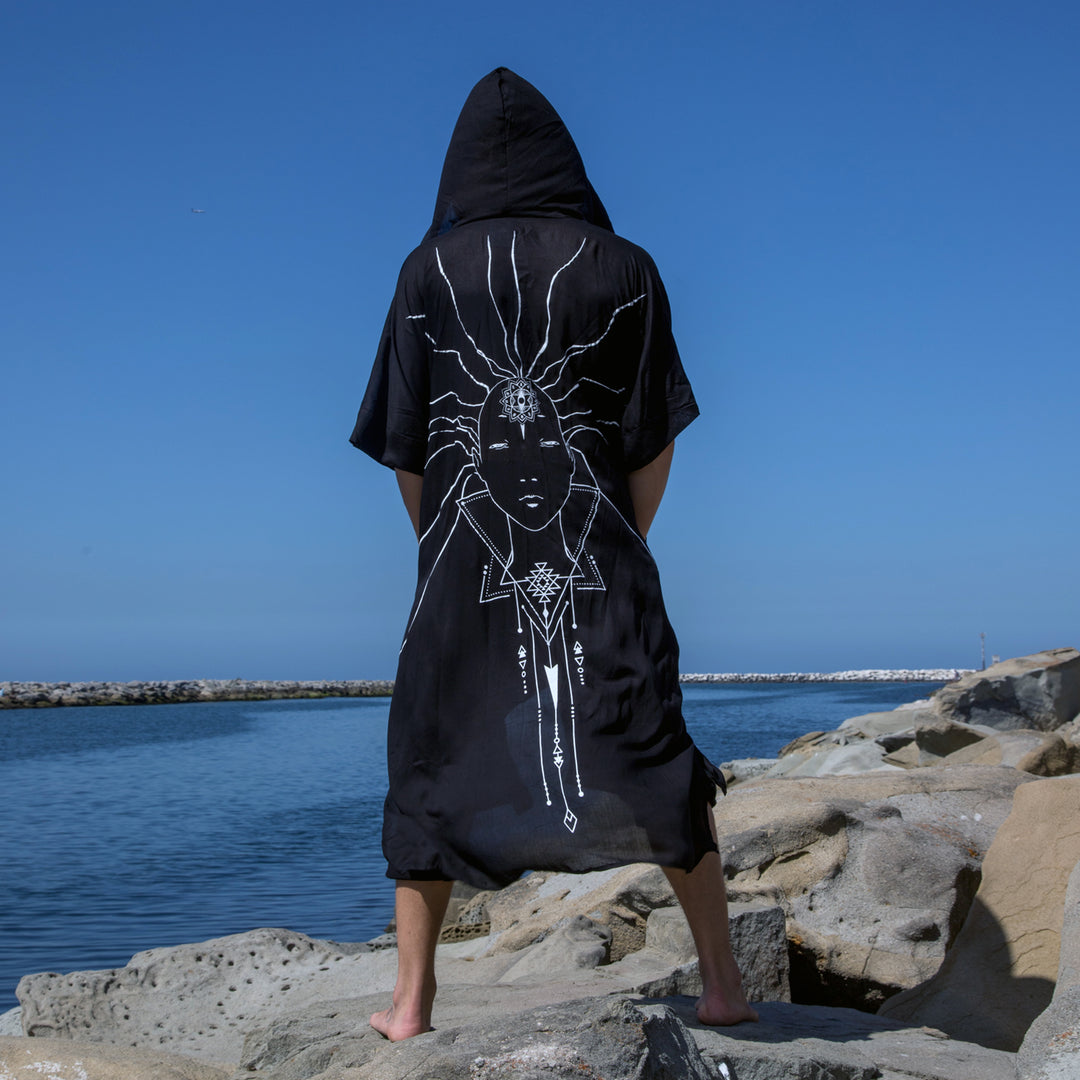 Wandering Monk Kimono | Black | Him