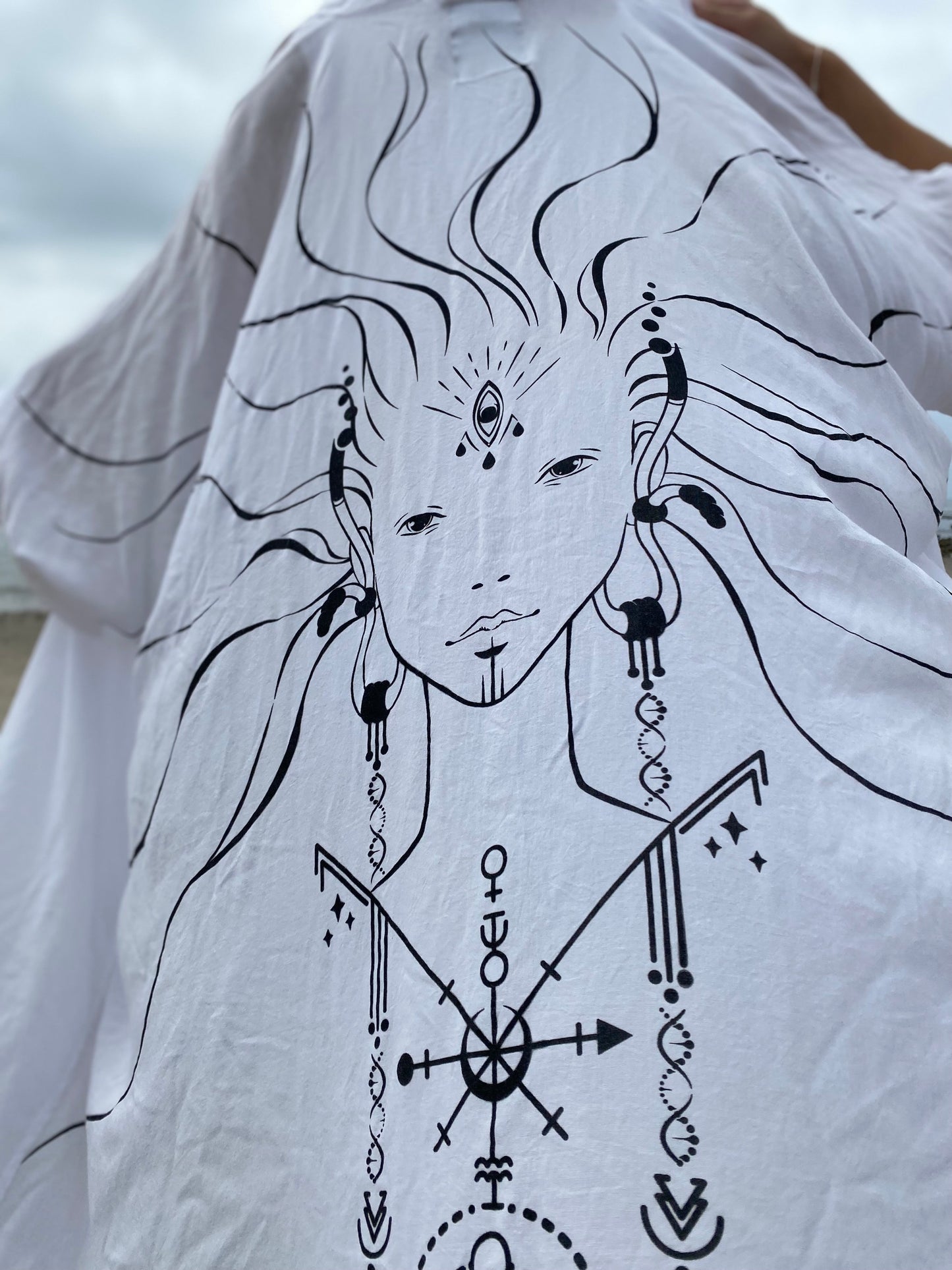 Celestial Spirit Kimono | White | Her