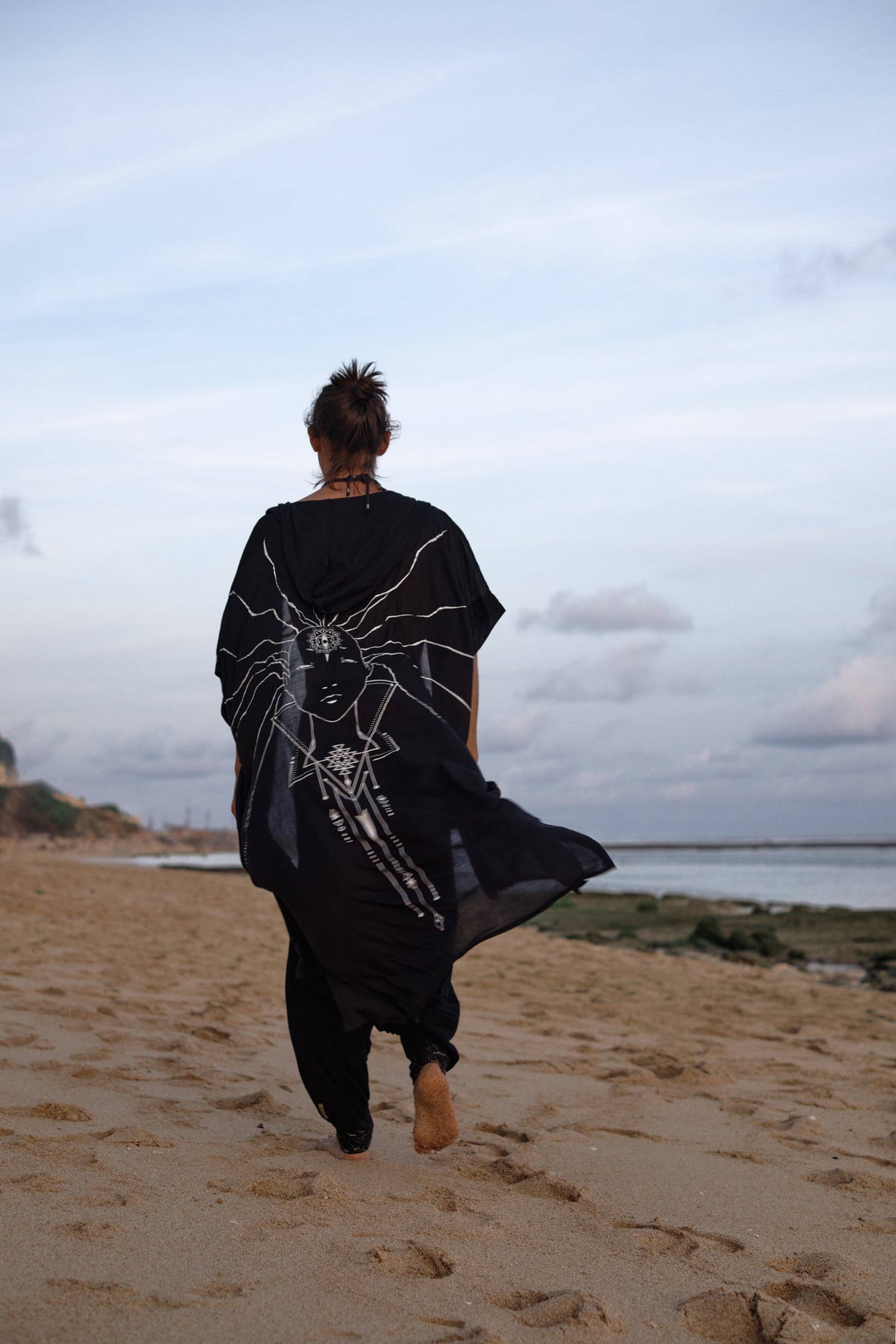 Wandering Monk Kimono | Black | Him