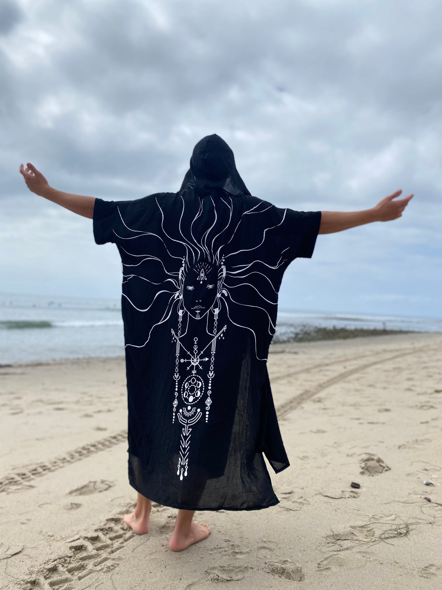 Celestial Spirit Kimono | Black | Him