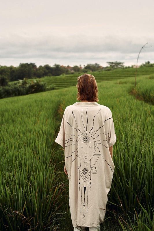 Wandering Monk Kimono | Ivory | Him